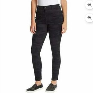 Social Standard by Sanctuary Women's High-Rise Skinny Jeans Sz 12 Camo Black